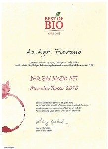 best of bio 2015 Fiorano winery ser balduzio